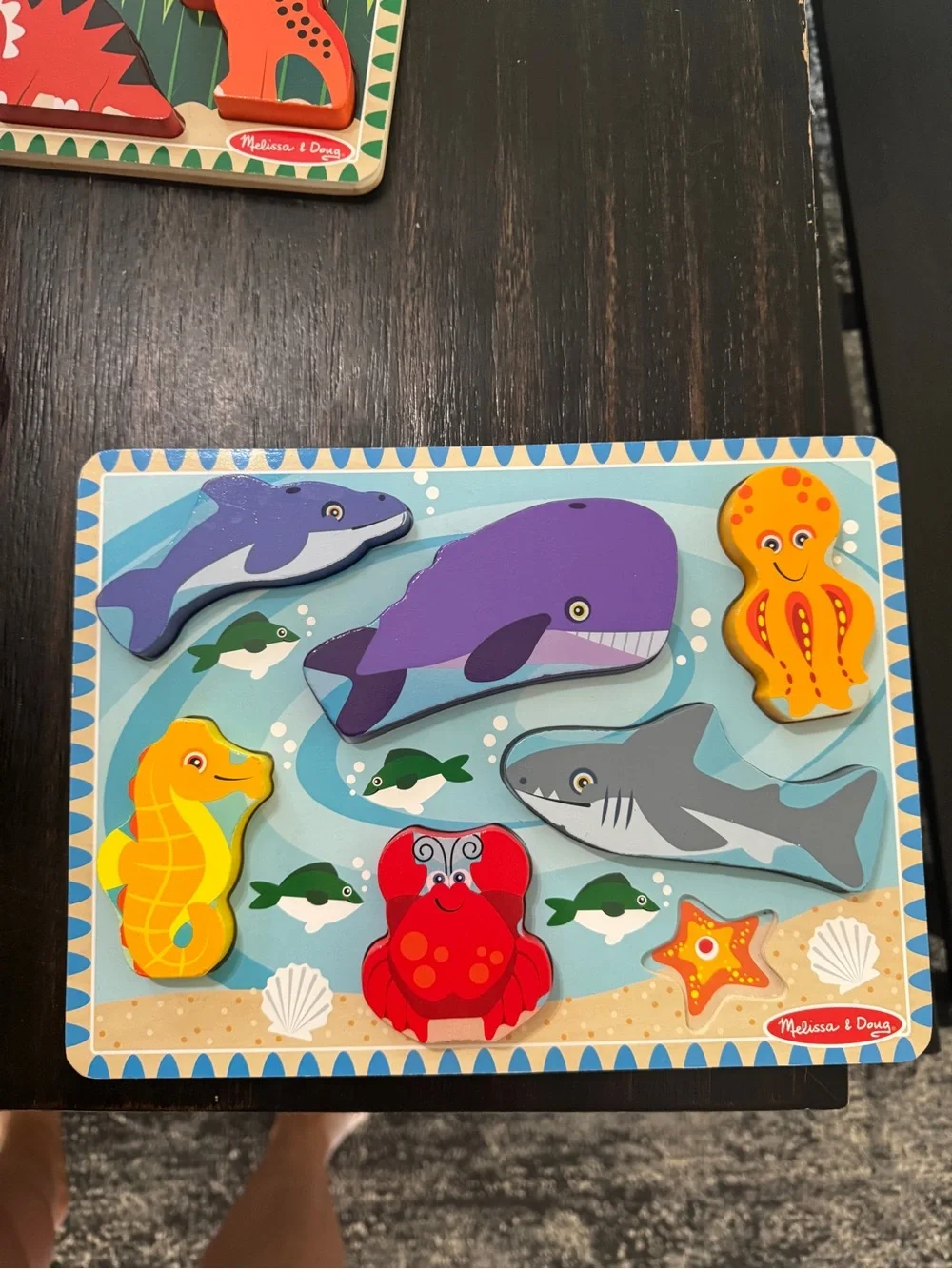 Melissa & Doug Bright color Wooden Puzzle